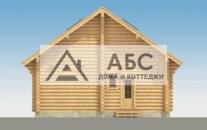 Проект одноэтажной бани «Альфа» из бревна - 7