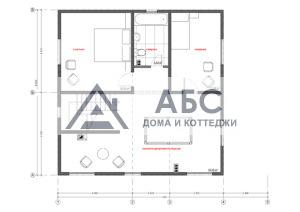 Проект двухэтажного дома «Батюшков» из бруса - 4