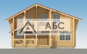 Проект двухэтажной бани «Приват-баня» из бревна - 7