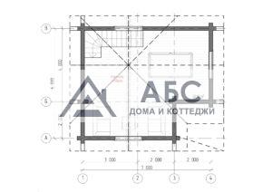 Проект одноэтажной бани «Камель» из бруса - 4