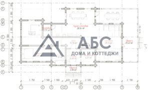 Проект одноэтажного дома «Осин» из бруса - 3