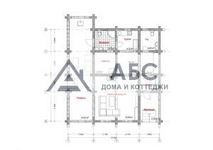 Проект одноэтажной бани «Черномор» из бруса - 3