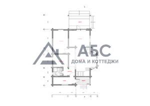 Проект одноэтажного дома «Ирис» из бревна - 3
