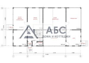 Проект одноэтажного учебного корпуса «Алма Матер» из бруса - 3