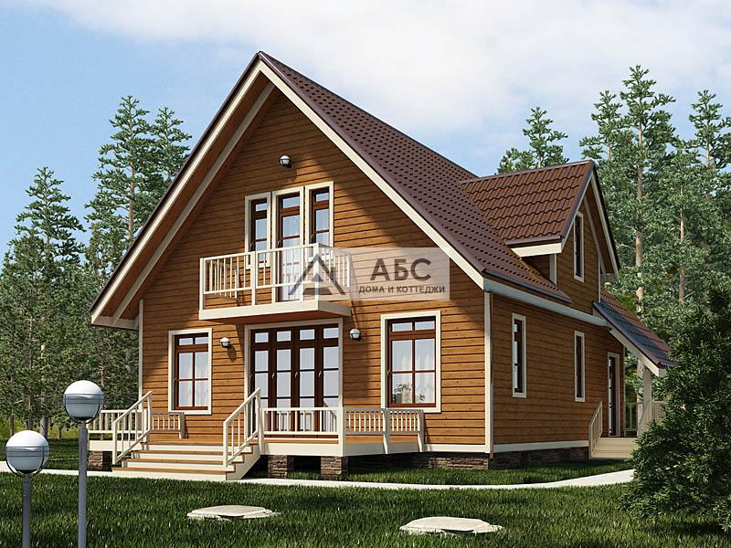 Проект одноэтажного дома «Скрипка» из бруса - 7