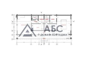 Проект одноэтажного дома «Ависсо» из бревна - 3