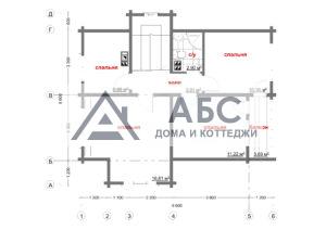 Проект одноэтажного дома «Опалево-М1» из бруса - 4