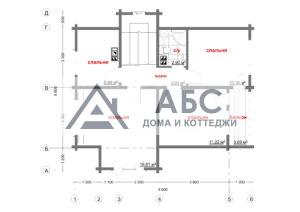 Проект одноэтажного дома «Опалево-М1» из бруса - 4