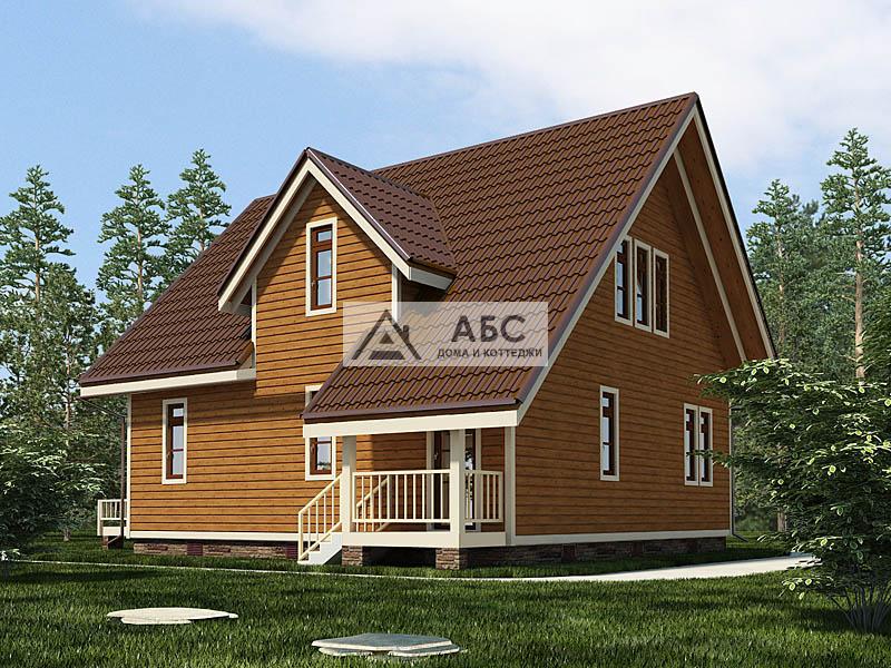 Проект одноэтажного дома «Скрипка» из бруса - 6