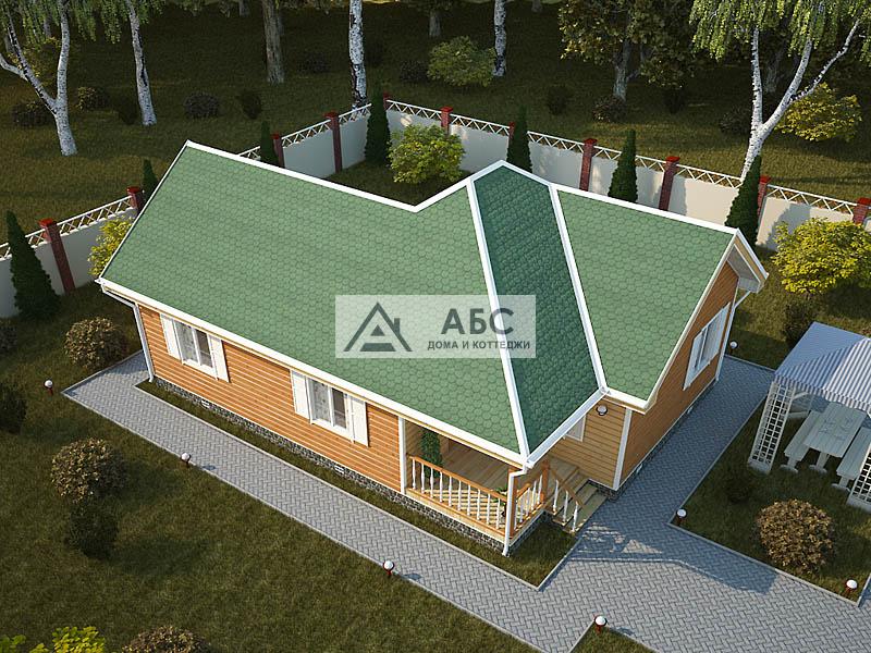 Проект одноэтажного дома «Гордеевский» из бруса - 12