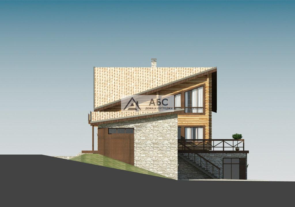 Проект одноэтажного комбинированного коттеджа «Эльбрус» - 11