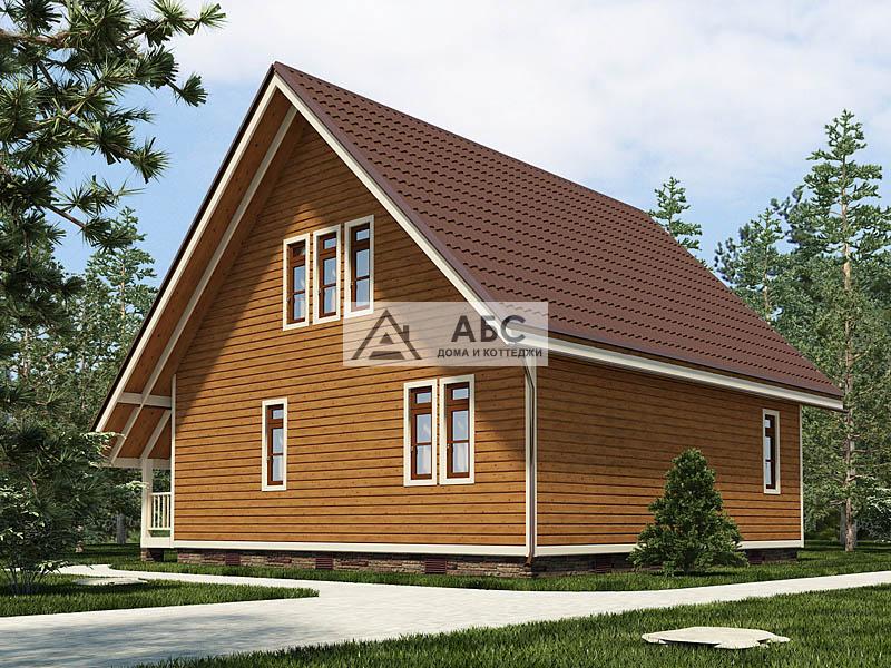 Проект одноэтажного дома «Скрипка» из бруса - 5