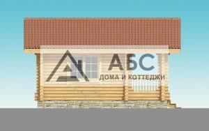 Проект одноэтажной бани «На камешках» из бревна - 8