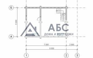 Проект одноэтажной бани «Суженая» из бревна - 4