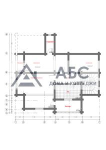 Проект одноэтажного дома «Андреевский» из бревна - 4