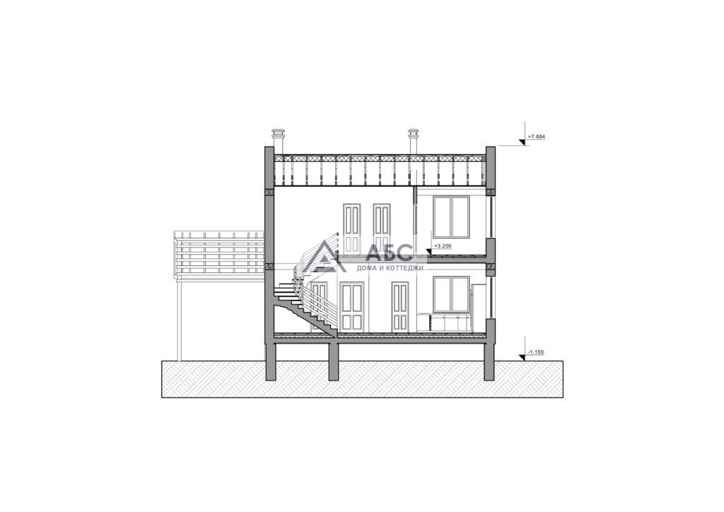 Проект двухэтажного коттеджа «Цитрин» из газобетона - 5