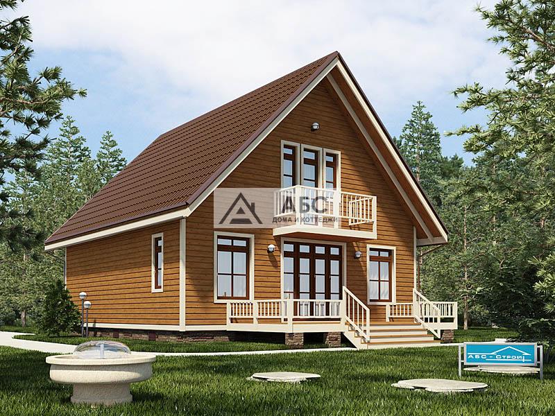 Проект одноэтажного дома «Скрипка» из бруса - 2