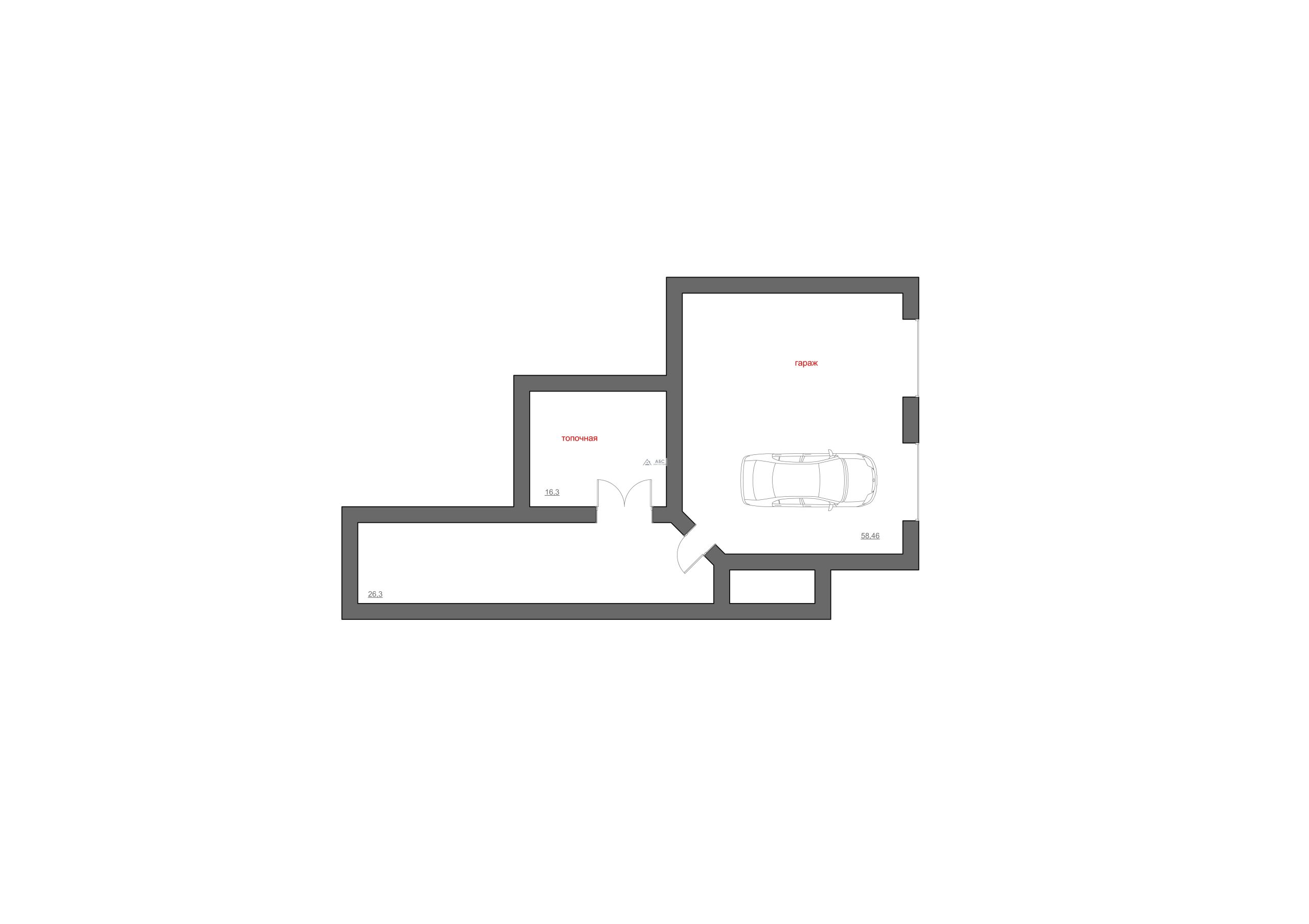 Проект одноэтажного коттеджа «Клаус» из газобетона - 4