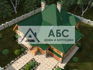 Проект одноэтажного дома «Вива» из бревна - 13
