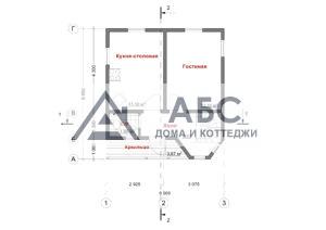 Проект одноэтажного каркасного дома «Протей» - 3