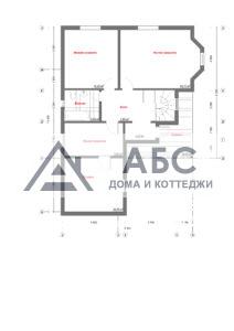 Проект двухэтажного дома «Уголок-М6» из бруса - 4