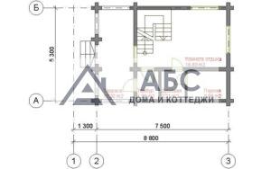 Проект одноэтажной бани «Аста-Ла-Виста» из бревна - 3