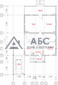 Проект одноэтажного дома «Кострома» из бруса - 3