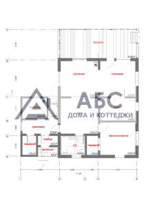 Проект одноэтажного дома «Булава (одноэтажный)» из бруса - 3
