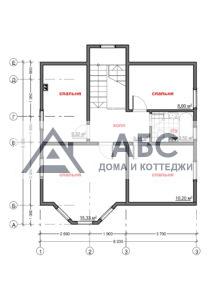 Проект одноэтажного дома «Чех-М1» из бруса - 4