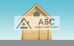Проект одноэтажной бани «Утеха» из бревна - 9