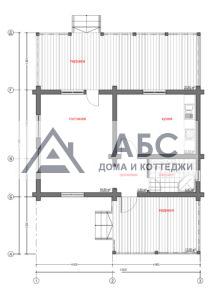 Проект одноэтажного дома «Катюша» из бревна - 3