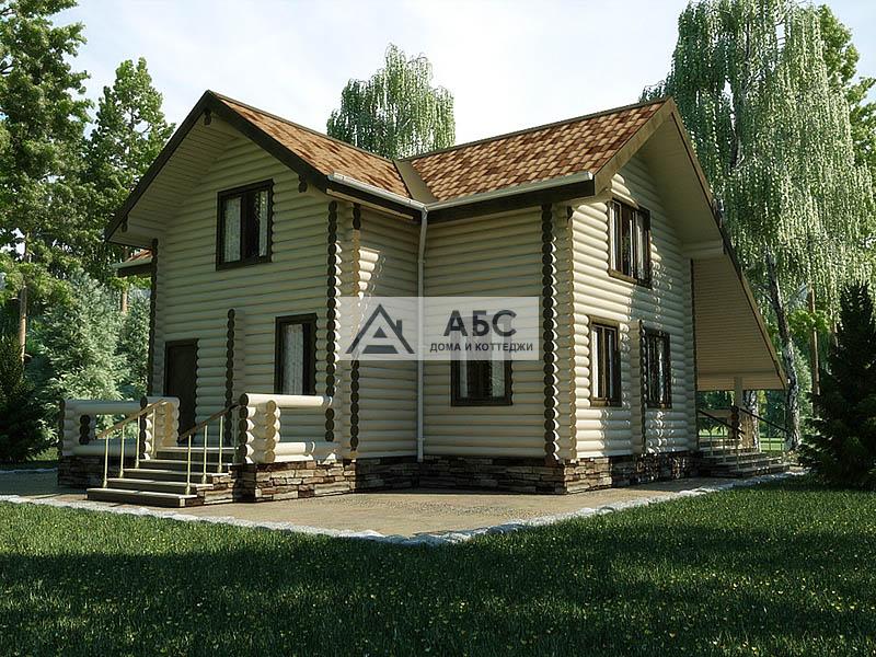 Проект одноэтажного дома «Корниловский» из бревна - 5