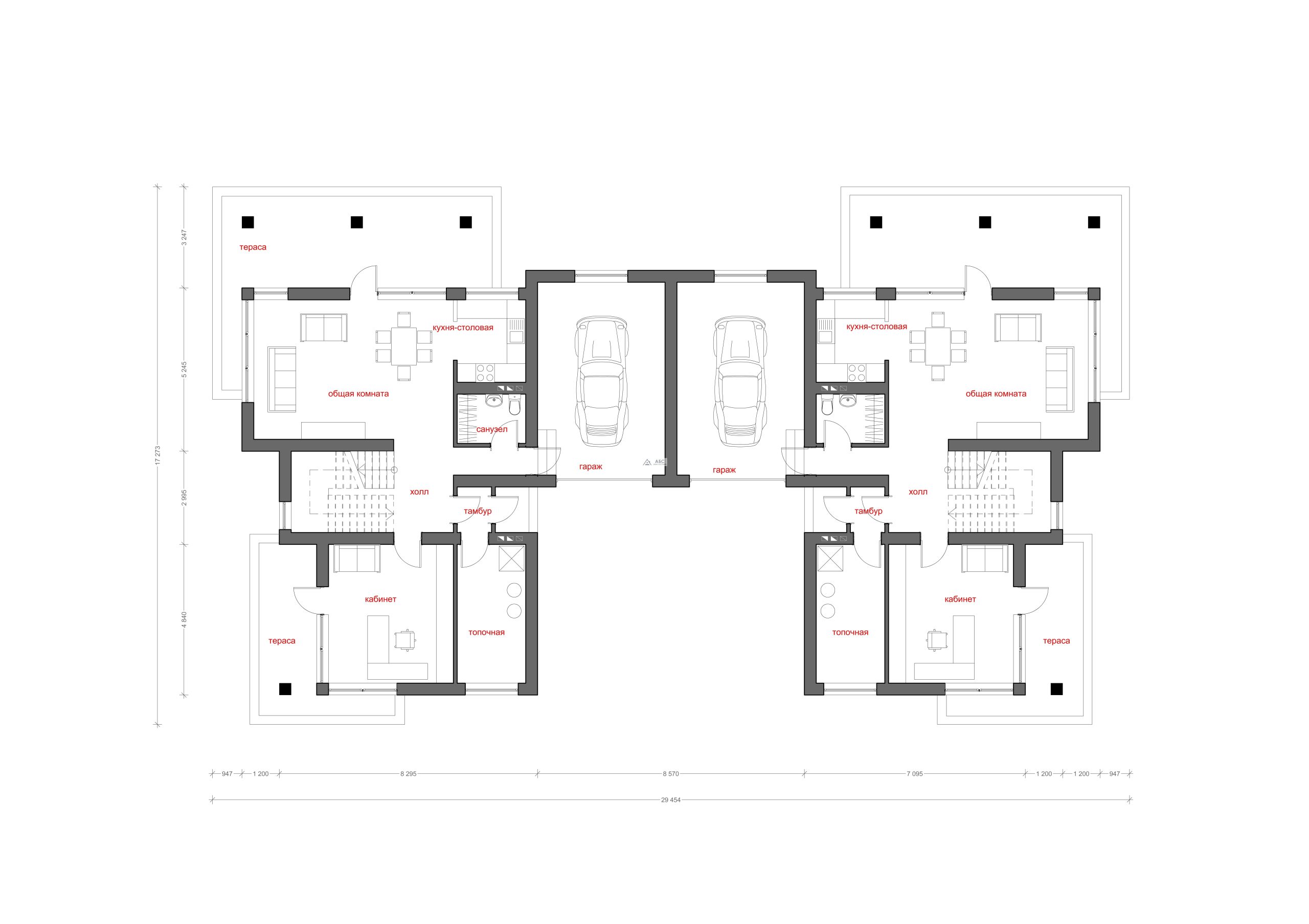 Проект двухэтажного коттеджа «Дзерик-дуо» из газобетона - 3