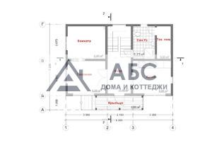 Проект одноэтажного каркасного дома «Печки-ЛавочкиК» - 3