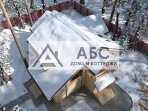 Проект одноэтажного дома «Зимняя сказка» из бруса - 13