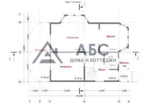 Проект одноэтажного каркасного дома «Кибела» - 3