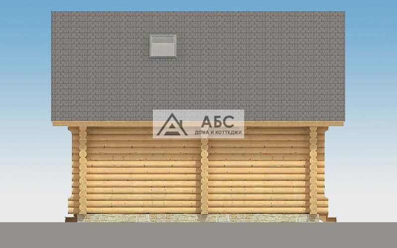 Проект одноэтажной бани «Альфа» из бревна - 2