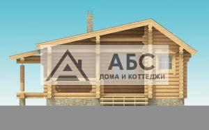 Проект одноэтажной бани «Кузьмич» из бревна - 5