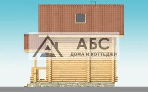 Проект одноэтажной бани «Малиновка» из бревна - 9