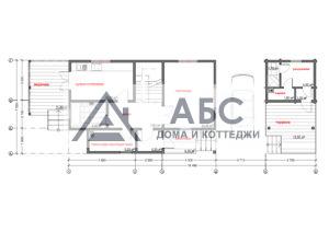 Проект одноэтажного дома «Визирь» из бруса - 3