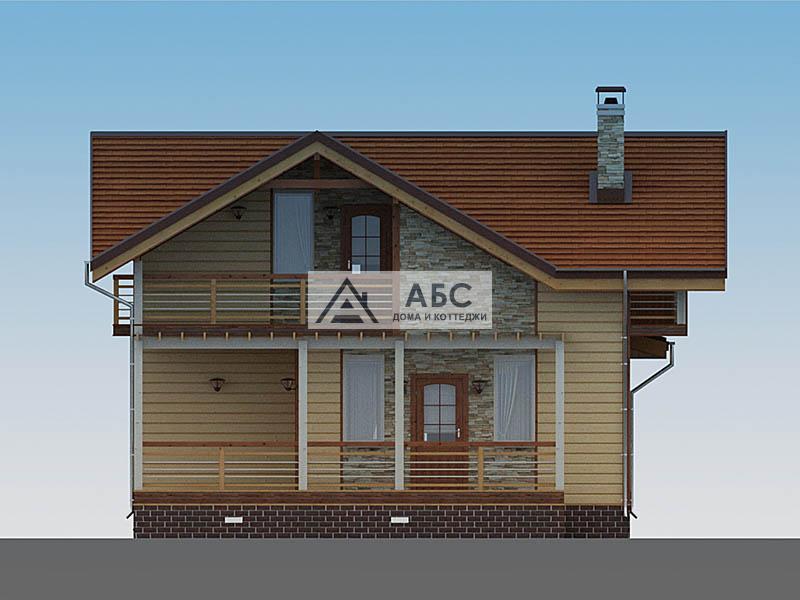 Проект одноэтажного дома «Оригами-1» из бруса - 9