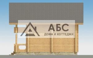 Проект одноэтажной бани «Яхрома» из бревна - 6