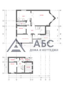 Проект двухэтажного дома «Уголок-М7» из бруса - 3