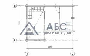 Проект одноэтажной бани «Ливадия» из бревна - 4