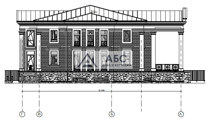 Проект дома «Мормонт» с цоколем - 6