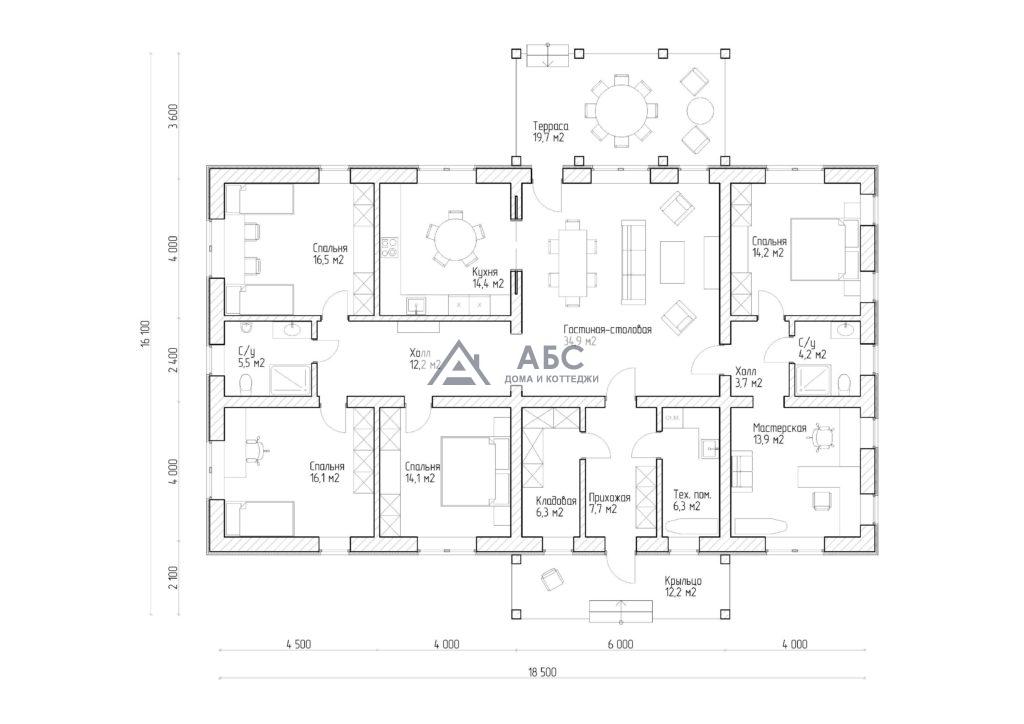 Проект дома «Три сына» - 3