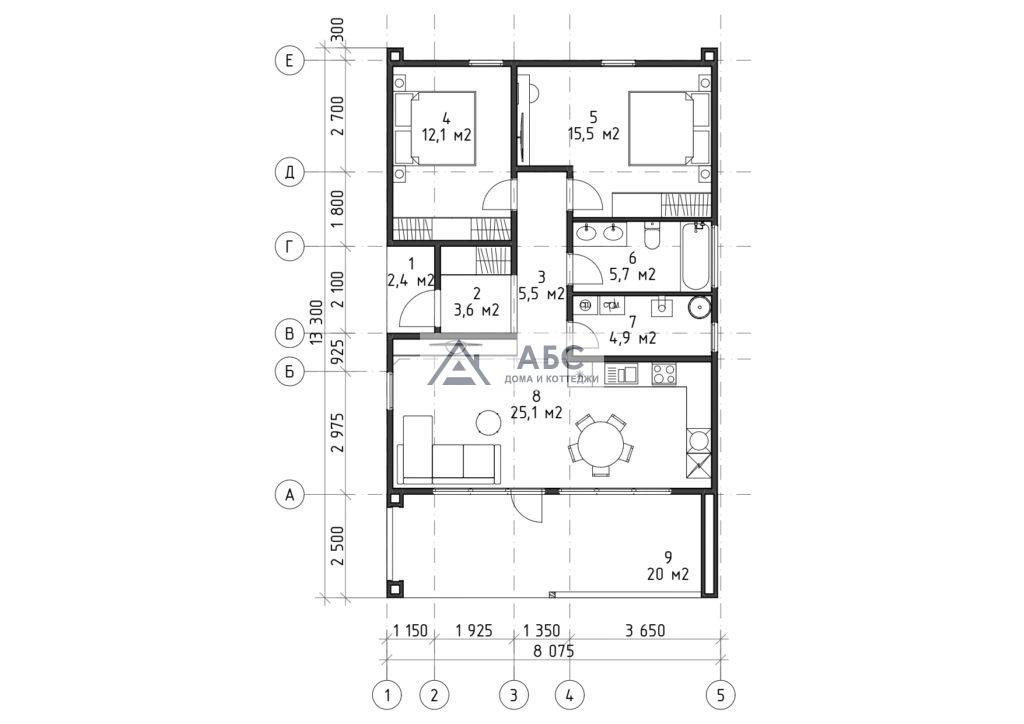Проект дома «Маркус» - 3