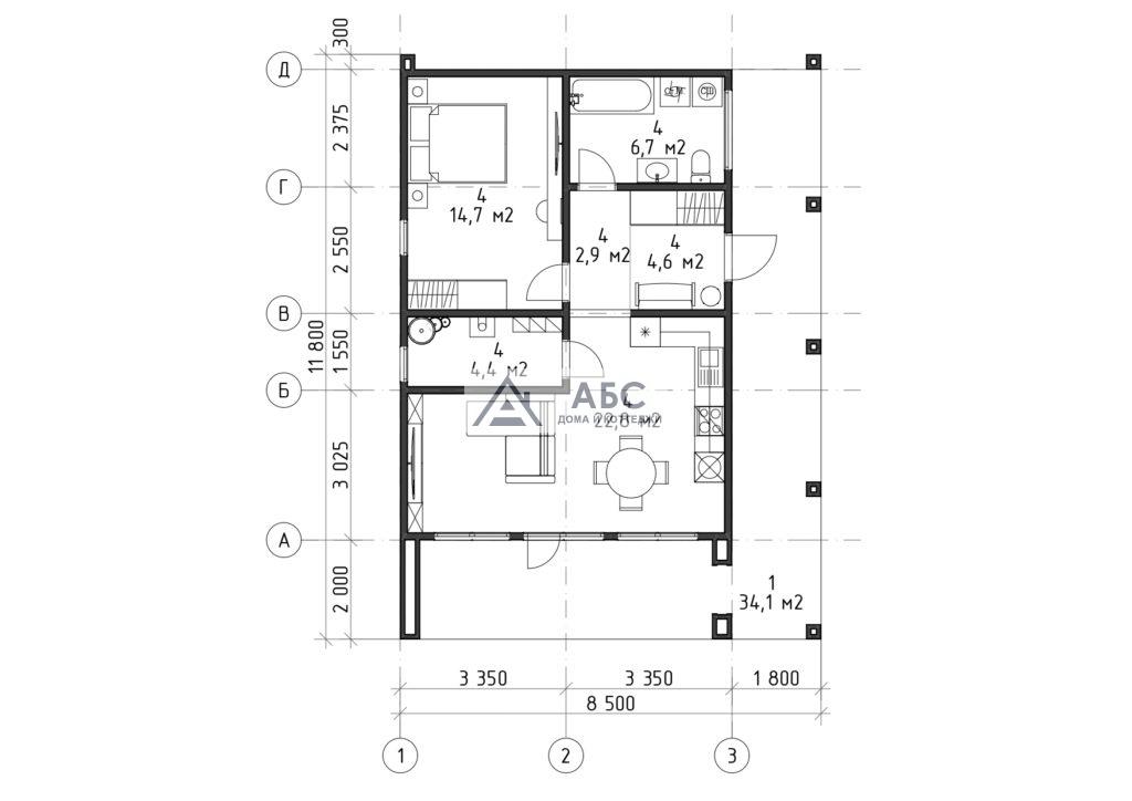 Проект дома «Брайтон» - 3