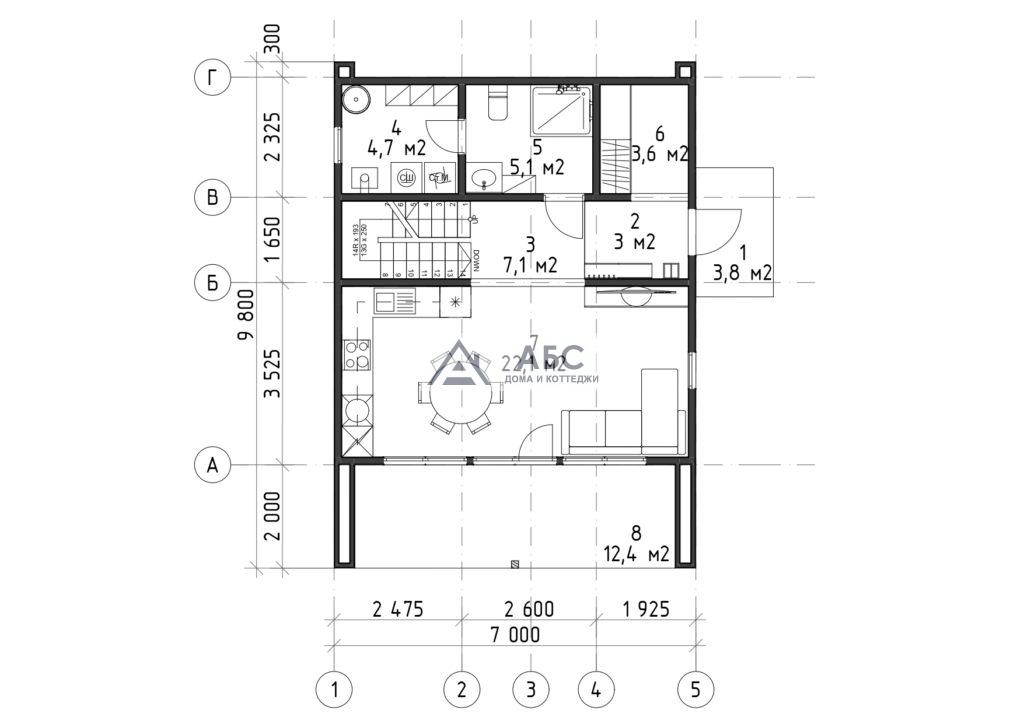 Проект дома «Бангор» - 4