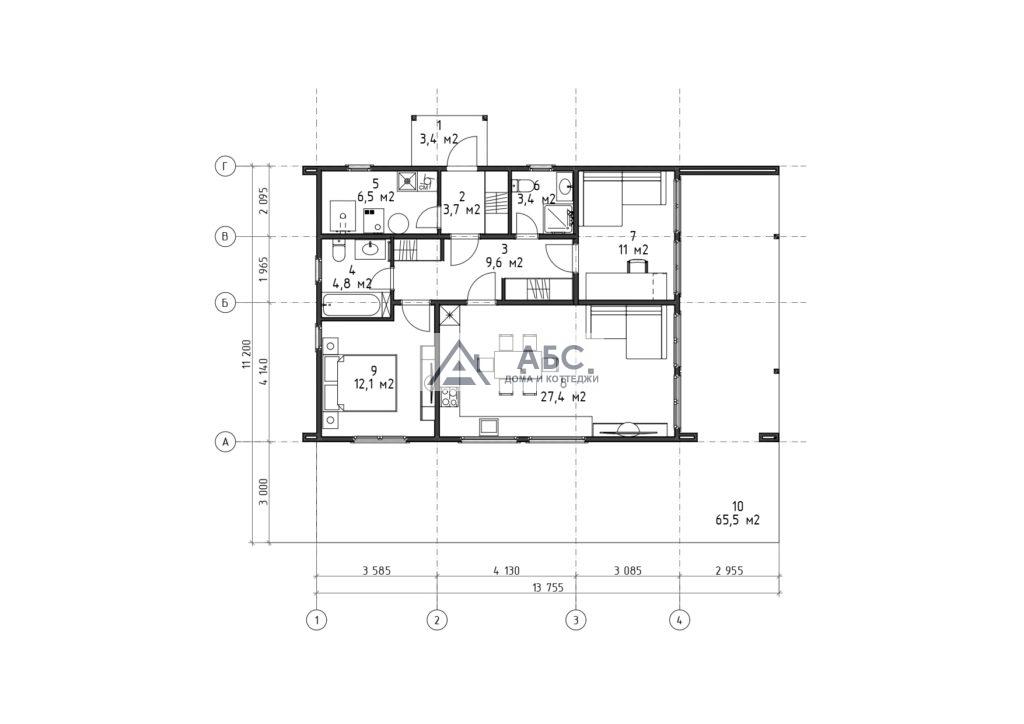 Проект дома «Карлайл» - 4